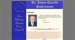 Desktop Screenshot of drjamesqurollopublications.com