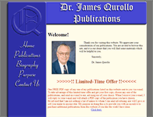 Tablet Screenshot of drjamesqurollopublications.com